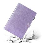 Love Buckle Glitter Horizontal Flip Leather Case For iPad Air / 9.7 2018 / 9.7 2017(Purple) - 7
