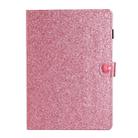 Love Buckle Glitter Horizontal Flip Leather Case For iPad Air / 9.7 2018 / 9.7 2017(Pink) - 2