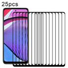 For Motorola Moto G Power 5G 25pcs Full Glue Full Cover Screen Protector Tempered Glass Film - 1