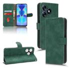 For TECNO Spark 10 Skin Feel Magnetic Flip Leather Phone Case(Green) - 1