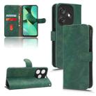 For TECNO Spark 10C Skin Feel Magnetic Flip Leather Phone Case(Green) - 1