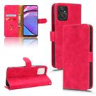 For Motorola Moto G Power 2023 / G Paly 2023 Skin Feel Magnetic Flip Leather Phone Case(Rose Red) - 1