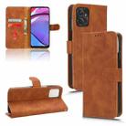 For Motorola Moto G Power 2023 / G Paly 2023 Skin Feel Magnetic Flip Leather Phone Case(Brown) - 1