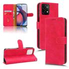 For Motorola Moto G Stylus 5G 2023 Skin Feel Magnetic Flip Leather Phone Case(Rose Red) - 1
