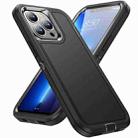For iPhone 12 Pro Max Life Waterproof Rugged Phone Case(Black) - 1