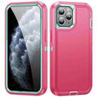 For iPhone 11 Pro Max Life Waterproof Rugged Phone Case(Pink + Blue) - 1