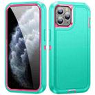 For iPhone 11 Pro Max Life Waterproof Rugged Phone Case(Blue + Pink) - 1