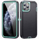 For iPhone 11 Pro Max Life Waterproof Rugged Phone Case(Dark Blue + Light Blue) - 1