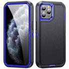For iPhone 11 Pro Life Waterproof Rugged Phone Case(Dark Blue + Royal Blue) - 1