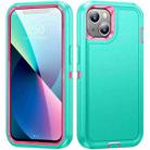 For iPhone 11 Life Waterproof Rugged Phone Case(Blue + Pink) - 1