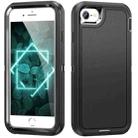 For iPhone SE 2022 / SE 2020 / 8 / 7 Life Waterproof Rugged Phone Case(Black) - 1