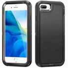 For iPhone 8 Plus / 7 Plus Life Waterproof Rugged Phone Case(Black) - 1
