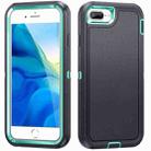 For iPhone 8 Plus / 7 Plus Life Waterproof Rugged Phone Case(Dark Blue + Light Blue) - 1