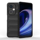 For OnePlus Nord CE 3 Magic Shield TPU + Flannel Phone Case(Black) - 1