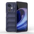 For OnePlus Nord CE 3 Magic Shield TPU + Flannel Phone Case(Dark Blue) - 1