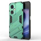 For OnePlus Nord CE 3 Punk Armor 2 in 1 PC + TPU Phone Case with Holder(Green) - 1