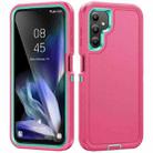 For Samsung Galaxy A14 5G Life Waterproof Rugged Phone Case(Pink + Blue) - 1