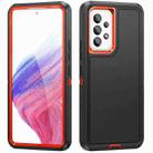 For Samsung Galaxy A13 Life Waterproof Rugged Phone Case(Black + Orange) - 1