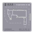 For Huawei Mate 50 RS B Plate Repairman High Precision Stencils CPU BGA iC Reballing Planting Tin Plate - 1