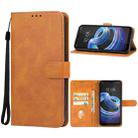 For HTC Wildfire E3 lite Leather Phone Case(Brown) - 1