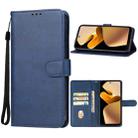 For Lava Blaze 2 Leather Phone Case(Blue) - 1