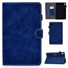 For Huawei MatePad 10.4 2022 Cowhide Texture Leather Tablet Case(Blue) - 1