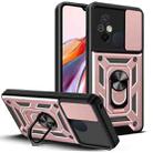 For Xiaomi Redmi 12C 4G / 11A Sliding Camera Cover Design TPU+PC Phone Case(Rose Gold) - 1