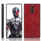 For ZTE  nubia Red Magic 8 Pro Sewing Cow Pattern Skin PC + PU + TPU Phone Case(Red) - 1