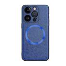 For iPhone 14 Pro Max CD Texture Magsafe Magnetic Suction Phone Case(Blue) - 1