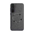 For Samsung Galaxy A54 CD Texture Magsafe Magnetic Suction Phone Case(Black) - 1