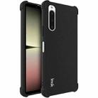 For Sony Xperia 10 V imak Shockproof Airbag TPU Phone Case(Matte Black) - 1