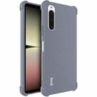 For Sony Xperia 10 V imak Shockproof Airbag TPU Phone Case(Matte Grey) - 1