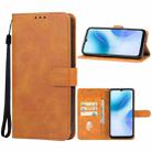 For Blackview A53 / A53 Pro Leather Phone Case(Brown) - 1