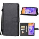 For DOOGEE N50 Leather Phone Case(Black) - 1