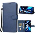 For Realme narzo N55 Leather Phone Case(Blue) - 1