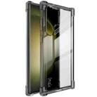 For Samsung Galaxy S23 Ultra 5G imak Shockproof Airbag TPU Phone Case(Transparent Black) - 1