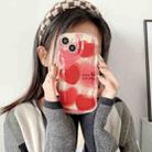 For iPhone 11 Pro Max Wave Smudged Hearts Phone Case(Red) - 7