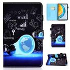 For Huawei Matepad SE 10.4 2022 Colored Drawing Stitching Flip Leather Tablet Case(Lamp Bulb) - 1