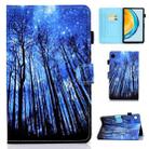 For Huawei Matepad SE 10.4 2022 Colored Drawing Stitching Flip Leather Tablet Case(Forest) - 1