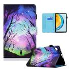 For Huawei Matepad SE 10.4 2022 Colored Drawing Stitching Flip Leather Tablet Case(Starry Deer) - 1