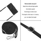 For vivo Y16 / Y02s Skin Feel Stripe Pattern Leather Phone Case with Lanyard(Black) - 7