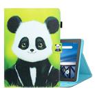For Lenovo Tab M10 TB-X605F / X505 Coloured Drawing Horizontal Flip Leather Case with Holder & Card Slot(Panda) - 1