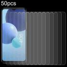 For TCL 406 50pcs 0.26mm 9H 2.5D Tempered Glass Film - 1