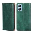 For Blackview A52 Gloss Oil Solid Color Magnetic Leather Phone Case(Green) - 1