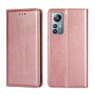 For Blackview A85 Gloss Oil Solid Color Magnetic Leather Phone Case(Rose Gold) - 1