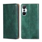 For Infinix Hot 20S Gloss Oil Solid Color Magnetic Leather Phone Case(Green) - 1