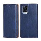 For Infinix Note 10 Pro Gloss Oil Solid Color Magnetic Leather Phone Case(Blue) - 1