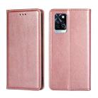 For Infinix Note 10 Pro Gloss Oil Solid Color Magnetic Leather Phone Case(Rose Gold) - 1