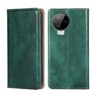 For Infinix Note 12 Pro 4G / Note 12 2023 Gloss Oil Solid Color Magnetic Leather Phone Case(Green) - 1