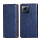 For Infinix Note 12 VIP Gloss Oil Solid Color Magnetic Leather Phone Case(Blue) - 1